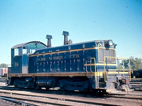 PM switch engine at Wyoming MI Yard